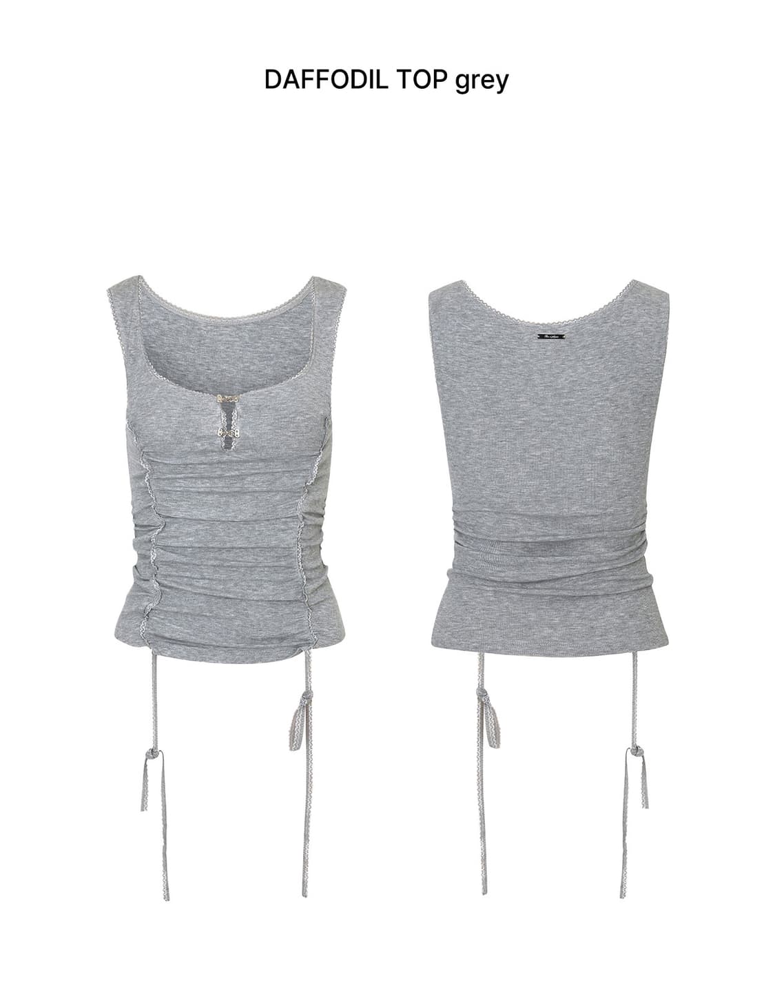 페인오어플레저 DAFFODIL TOP grey 상품이미지5