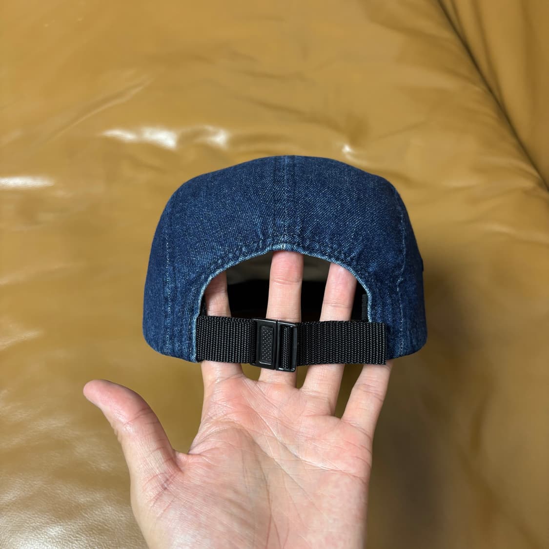 Supreme 슈프림 워시드 데님 메탈 로고 캠프캡 모자 (Denim) 상품이미지7