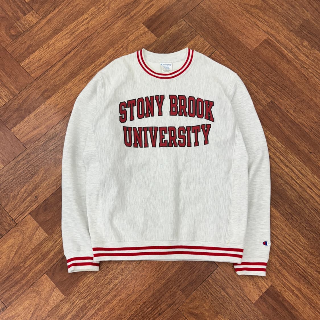 M 챔피온 블루택 STONY BROOK UNIV 리버스위브 맨투맨  상품이미지1