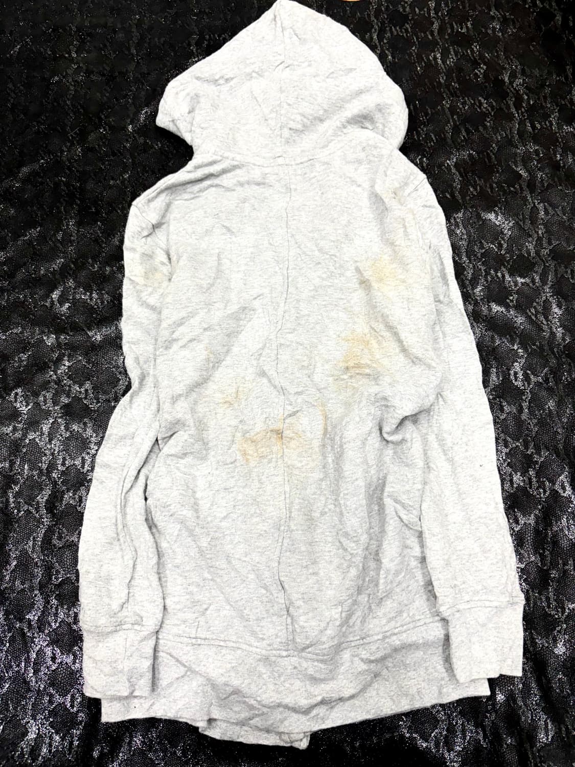 “Vintage” Grey Minimal mood 2-way Hoodie 상품이미지6