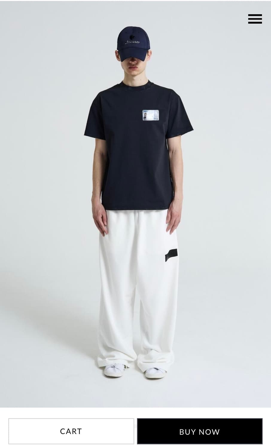 pioneers 파이오니어스 ID CARD T-SHIRTS 블랙 L 상품이미지3