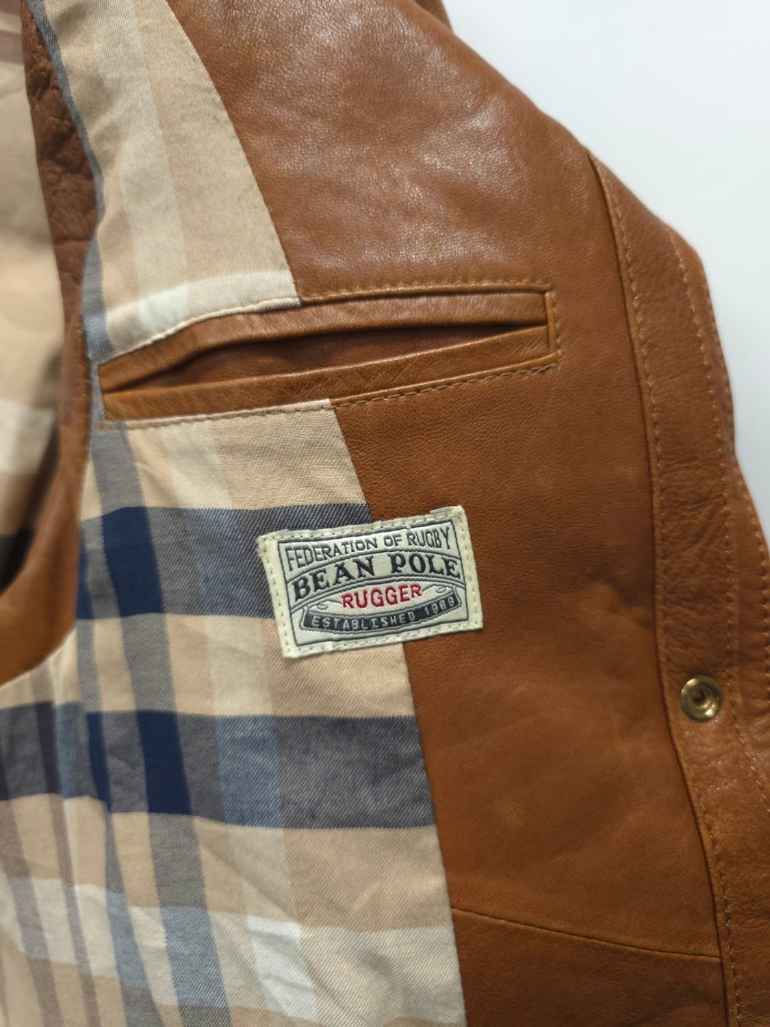 빈폴 빈티지 여성 양가죽 패딩 베스트(90사이즈) 상품이미지9