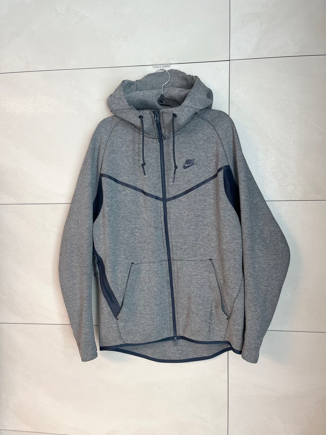 나이키 테크팩 후드집업 그레이/네이비 [L] 상품이미지3