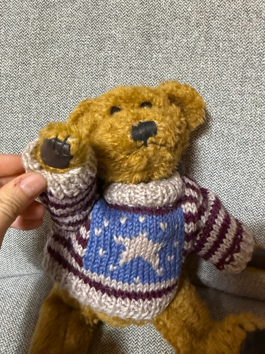 보이즈베어 미국 스웨터 빈티지돌 테디베어 곰인형 상품이미지2