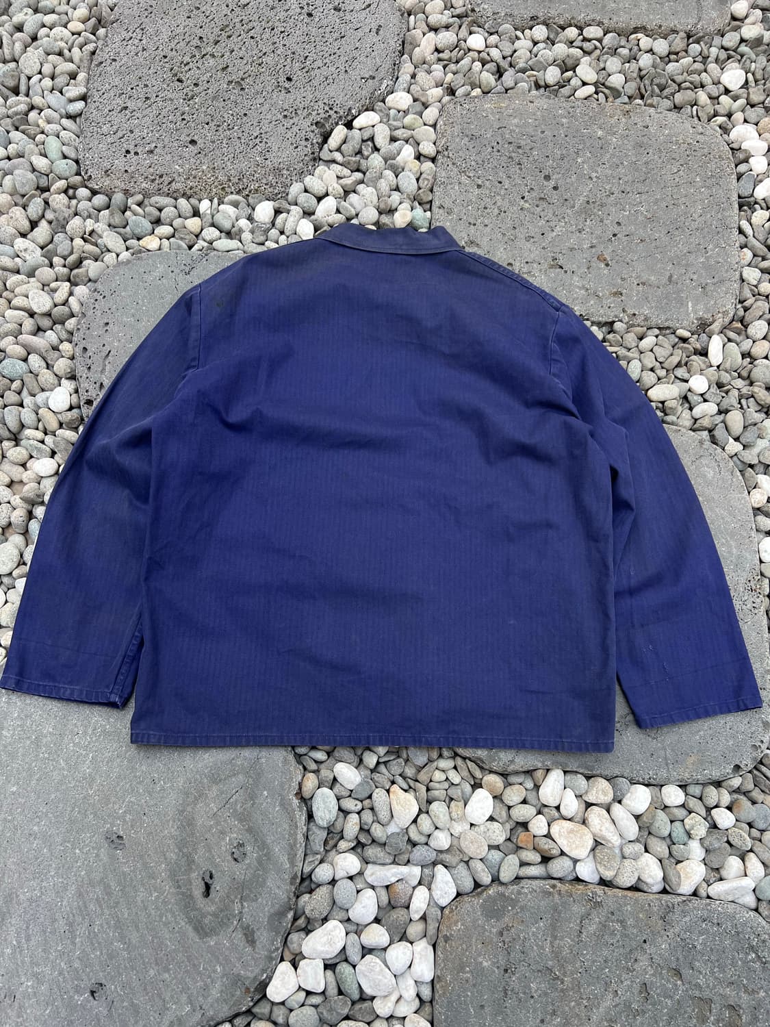 VINTAGE WASHING OLD HBT 헤링본트윌코튼 프렌치워크자켓 상품이미지2