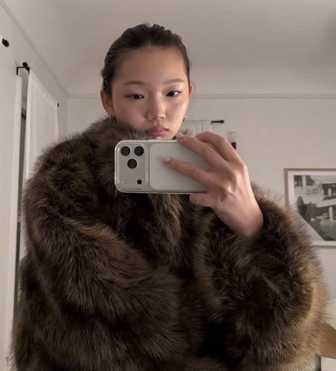 퍼코트 Peppermayo Cropped Faux Fur Coat 상품이미지1