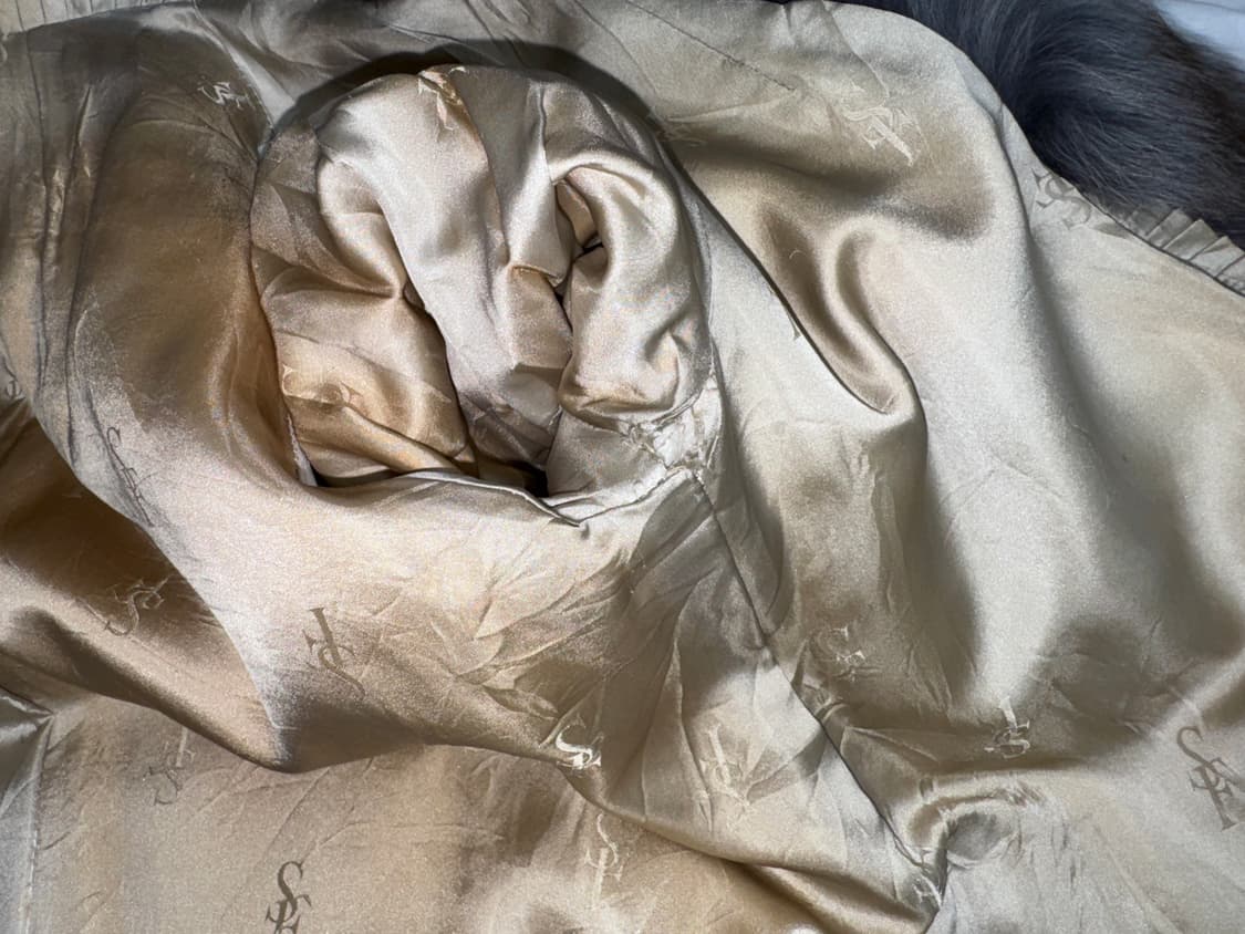 그레이 차콜 믹스 퍼 빈티지 퍼자켓 상품이미지8