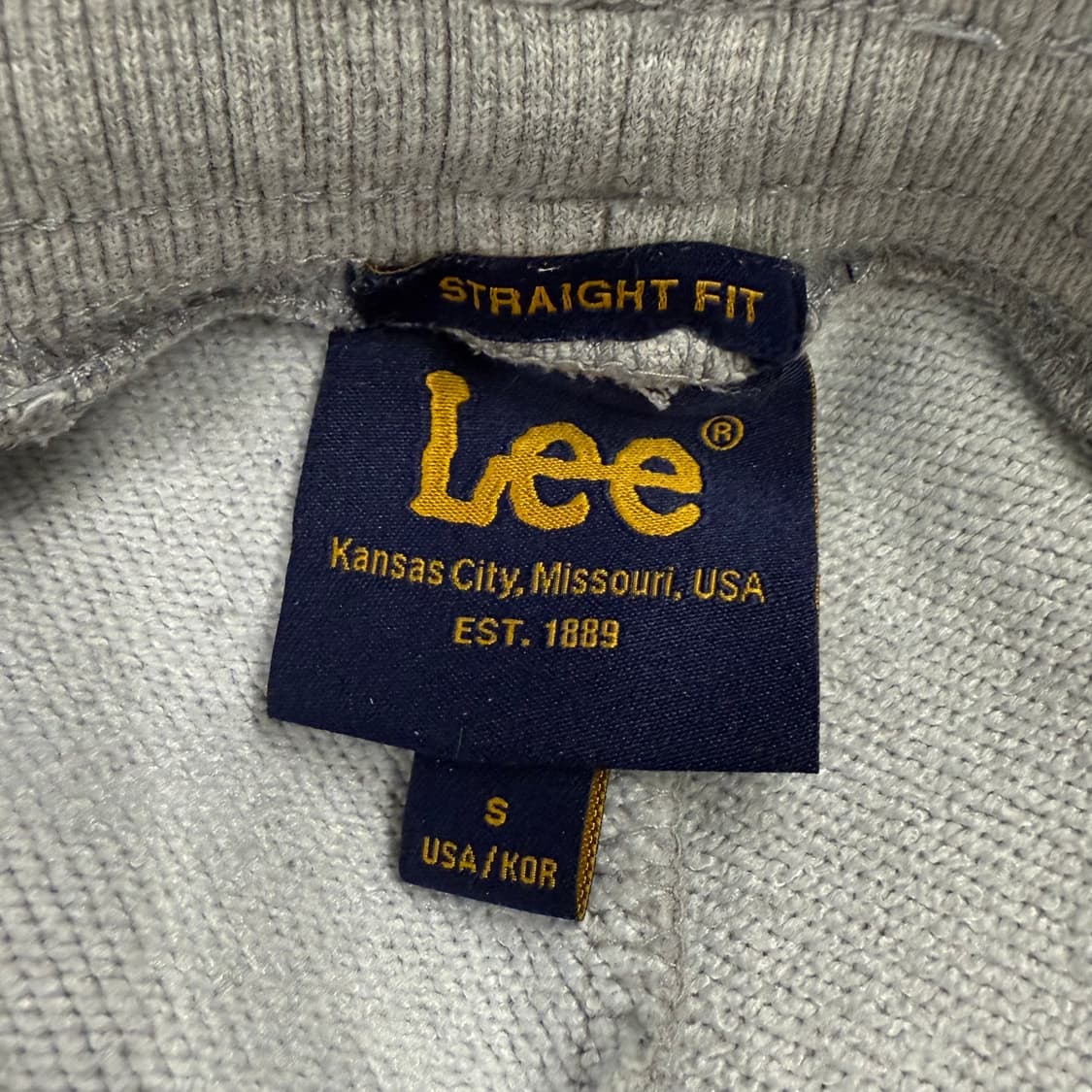 [정품/S] Lee 리 그레이 트레이닝 바지 b10 상품이미지4