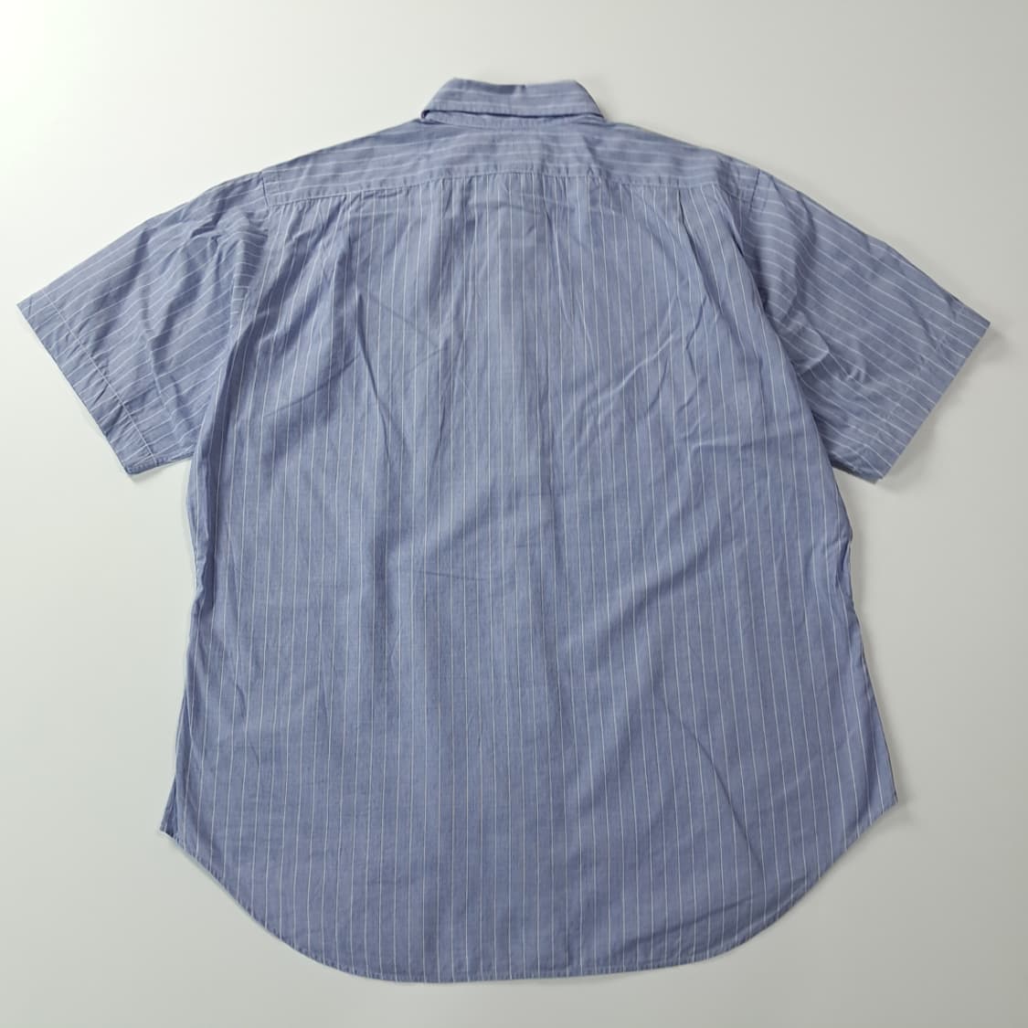 CK867 XL 폴로 90s 홍콩판 블루 스트라이프 반팔 셔츠 남방 상품이미지6