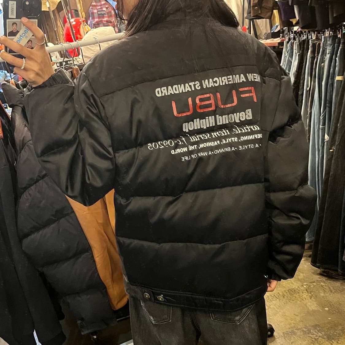 FUBU logo padded jacket 상품이미지8