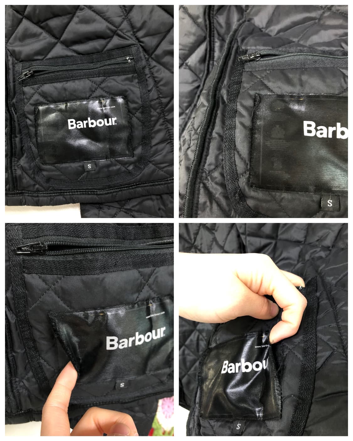 바버 Barbour 코듀로이 퀼팅 헤리티지 리스테일 자켓 _ 블랙 S 상품이미지10