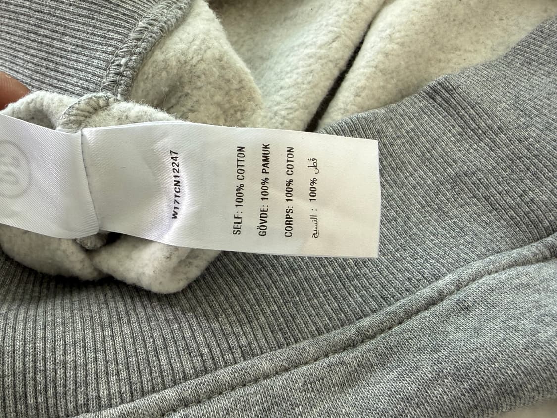 오프닝 세레모니 그레이 후드티 상품이미지4