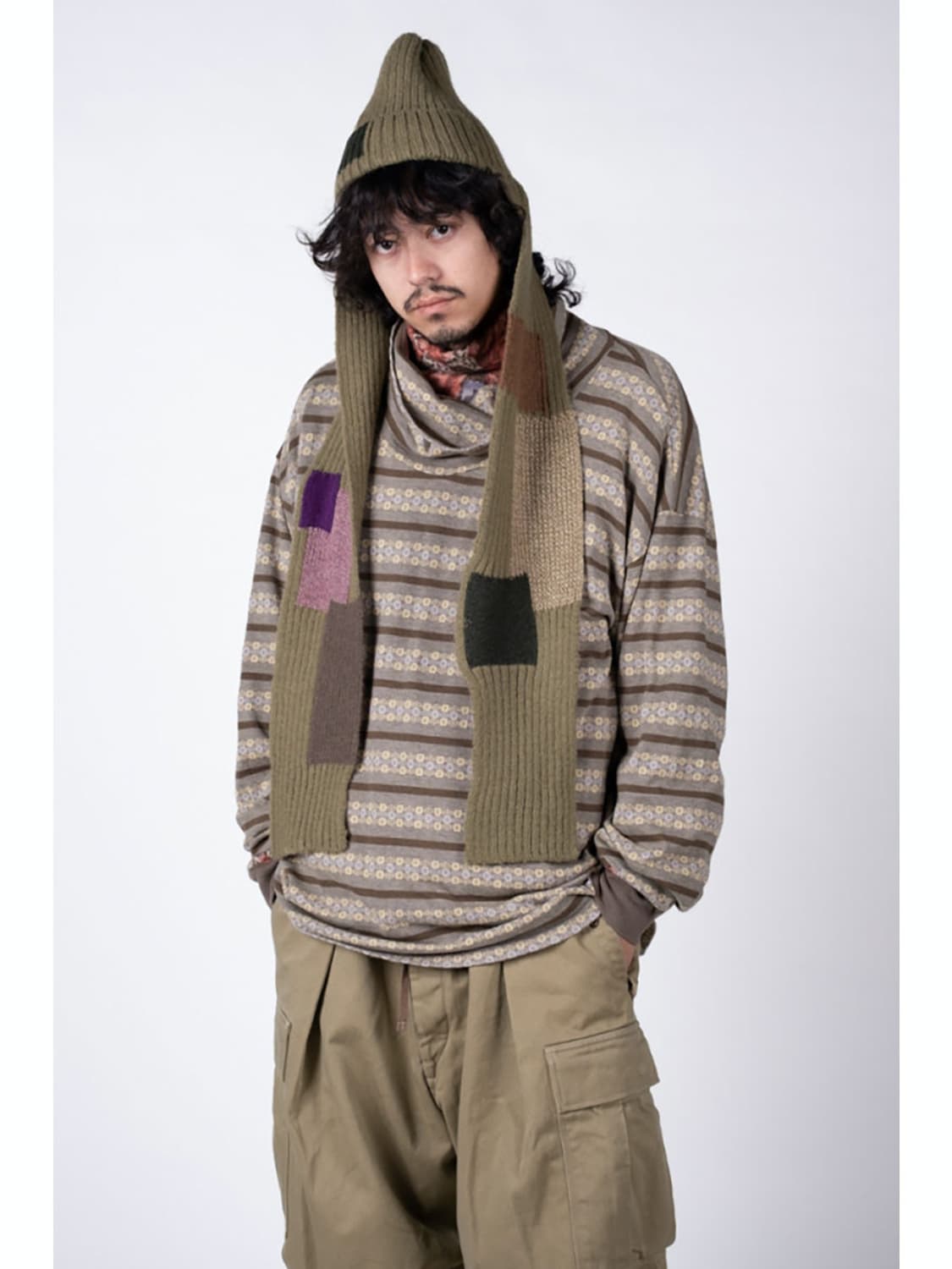 23aw 5G 울 츠기하기 게일 비니 상품이미지8