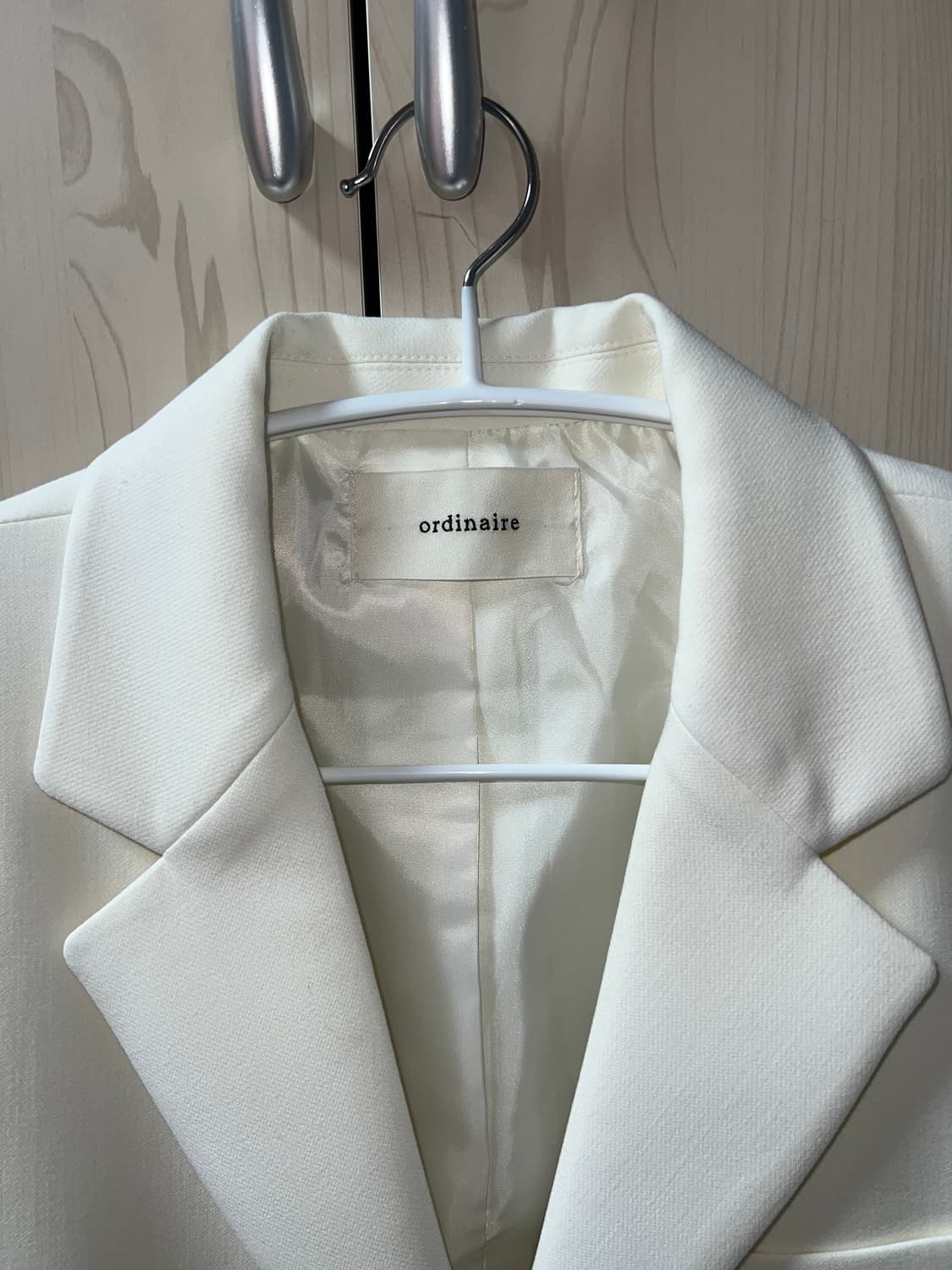 가내스라 오디네르 크렘드 자켓 아이보리 상품이미지5