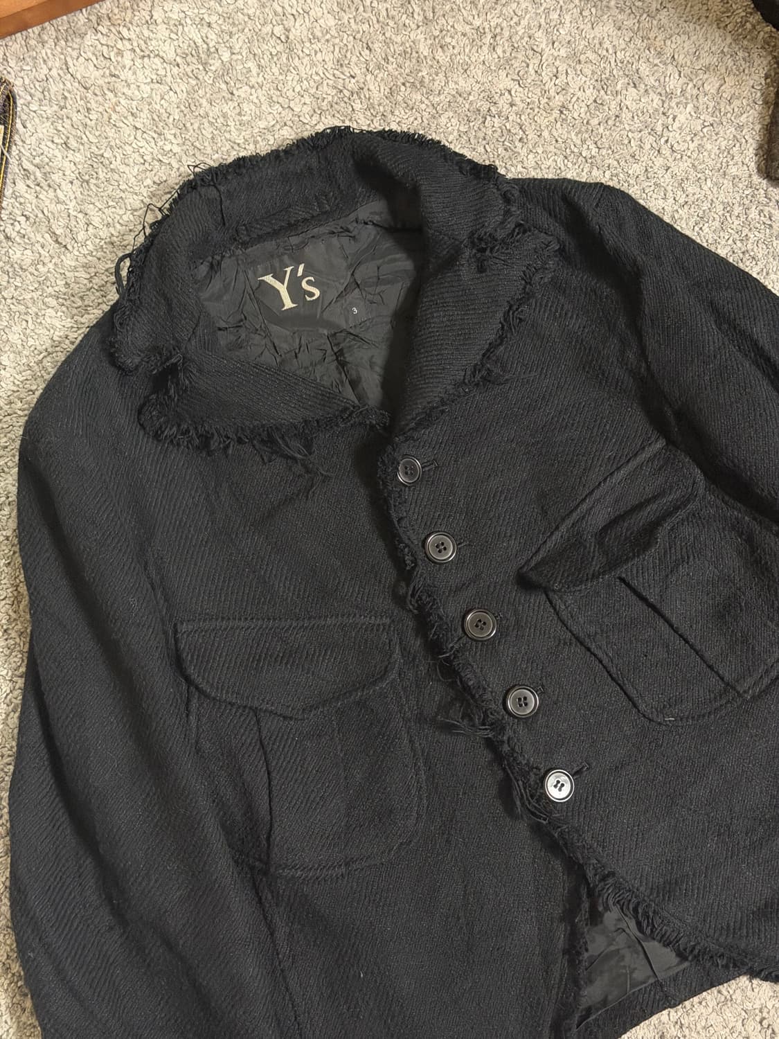 Y’s 컷오프 플랩 포켓 자켓 상품이미지2