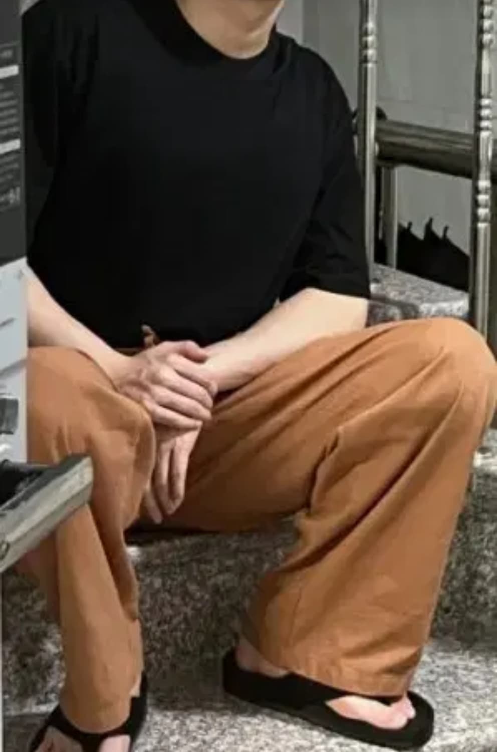 라퍼지스토어 와이드 브라운 팬츠 (Fade Carrot) 상품이미지3