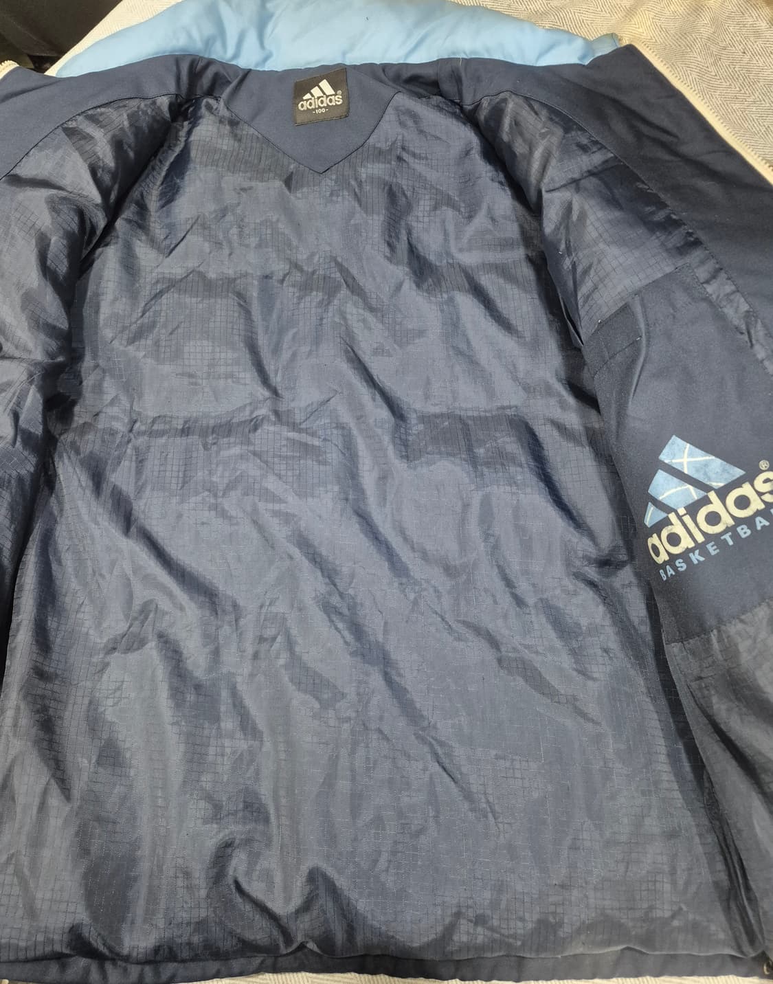 아디다스 바스켓볼 다운 패딩 점퍼 남성 100사이즈 상품이미지5