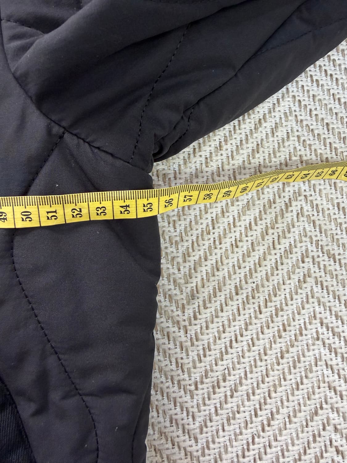 정품) 타임옴므 한섬 블랙 퀼팅 봄버 자켓 100 상품이미지9