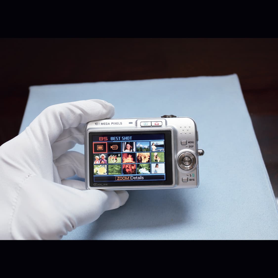레어 <준민트급> 카시오 엑슬림  z1050 실버 빈티지 디카 상품이미지7
