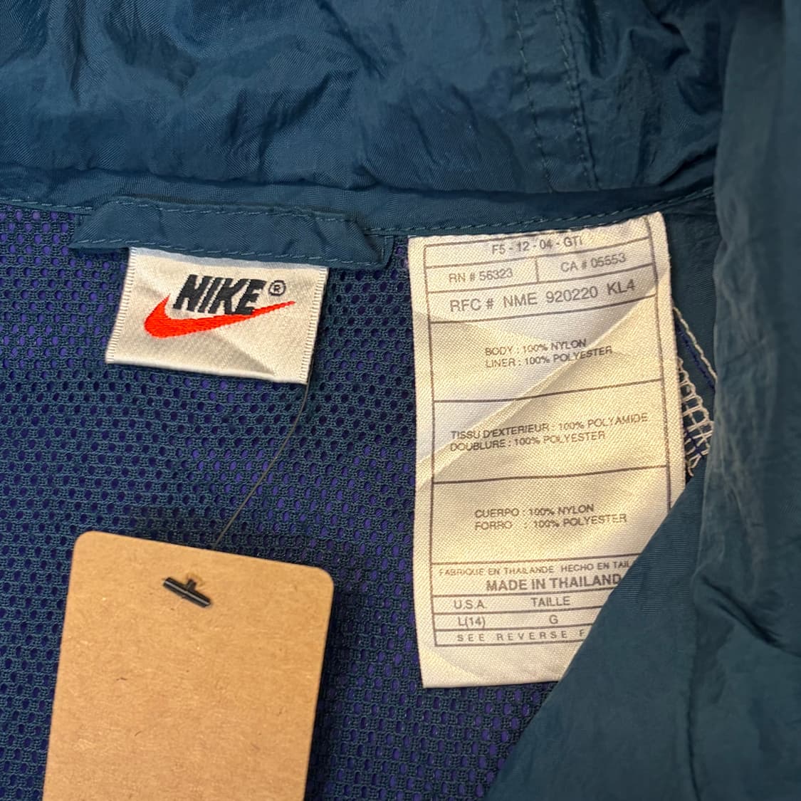 90s 미국 빈티지 나이키 후드 바람막이 상품이미지5