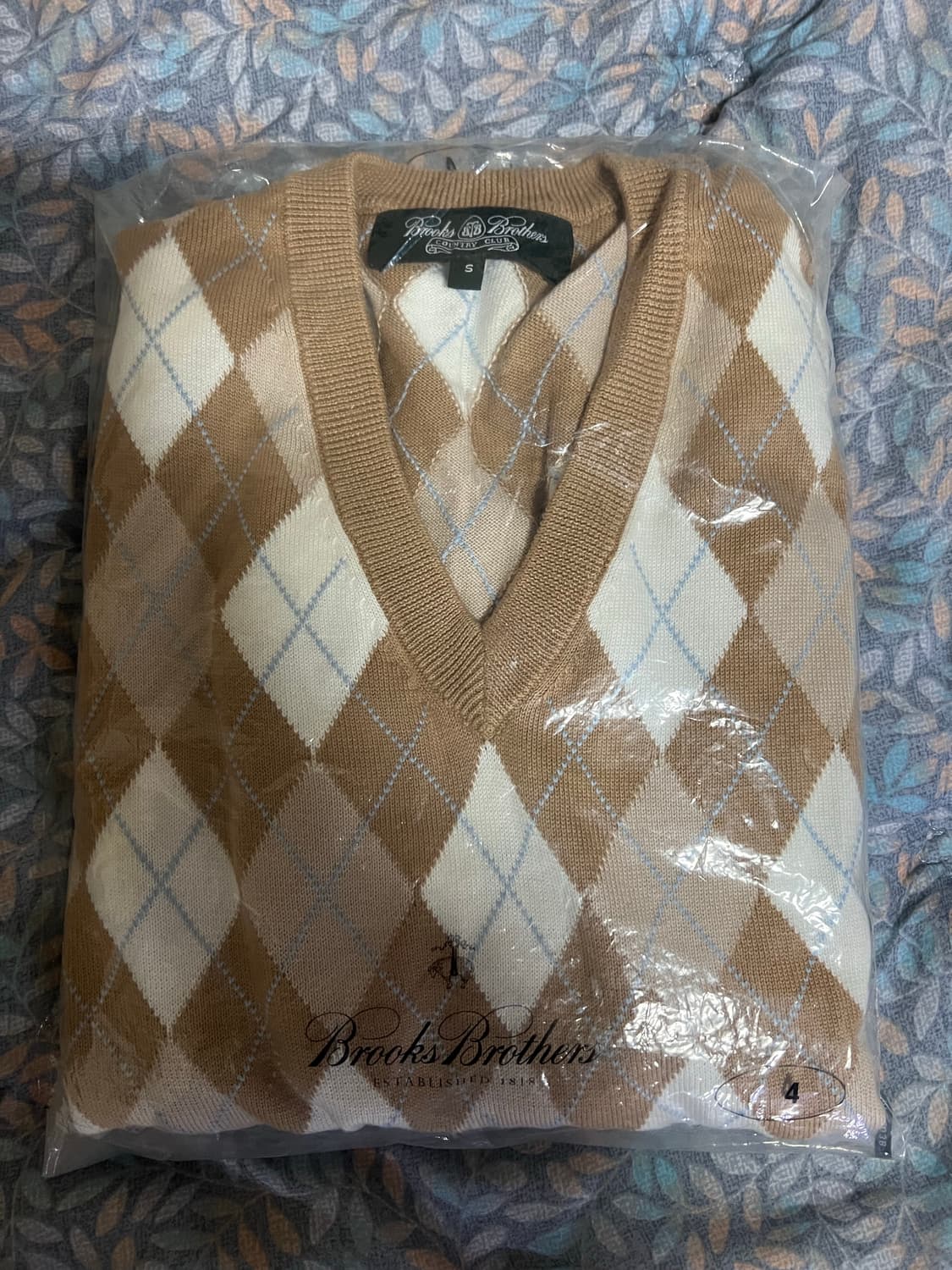 브룩스브라더스 아가일 코튼니트  상품이미지1