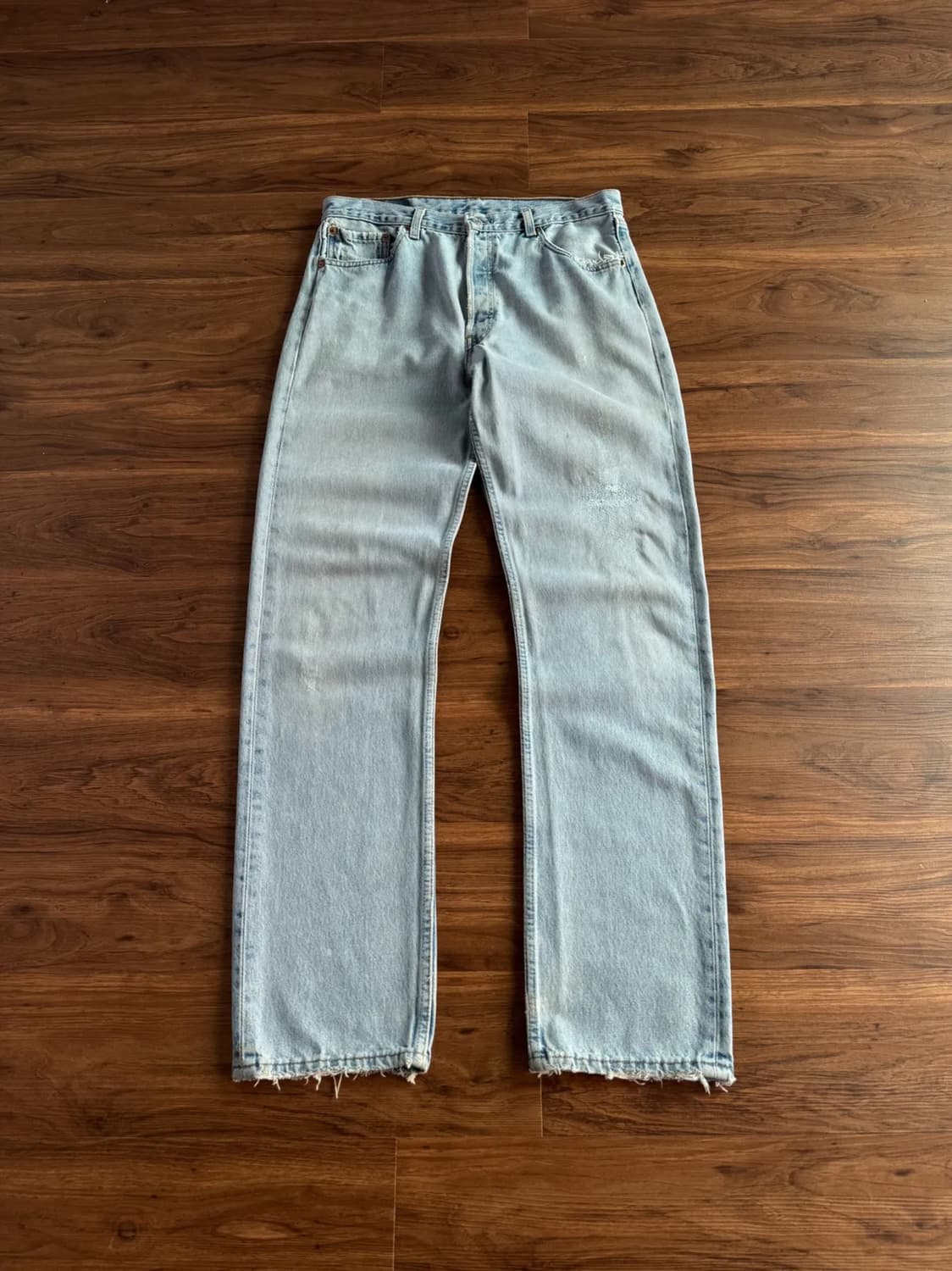 [35]90's 리바이스 Made in USA 501 데님 팬츠 상품이미지1
