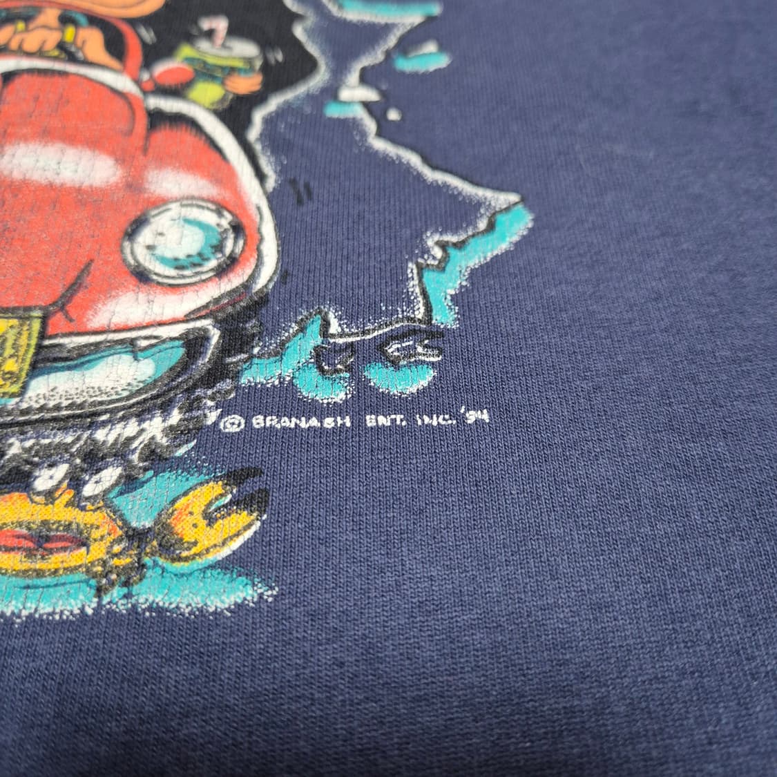 90s "BREW THRU" 싱글스티치 프린팅 티셔츠 (XL) 상품이미지7