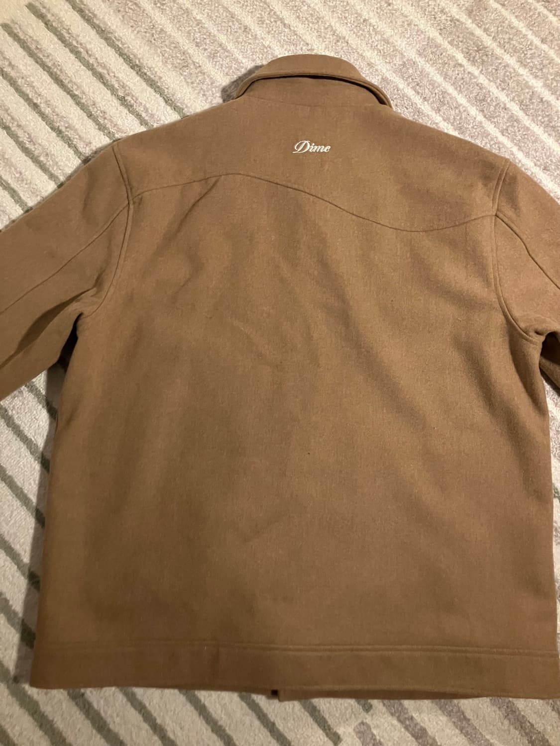 Dime 다임 스케이트보드 울 보머 자켓 탄 XL 상품이미지4