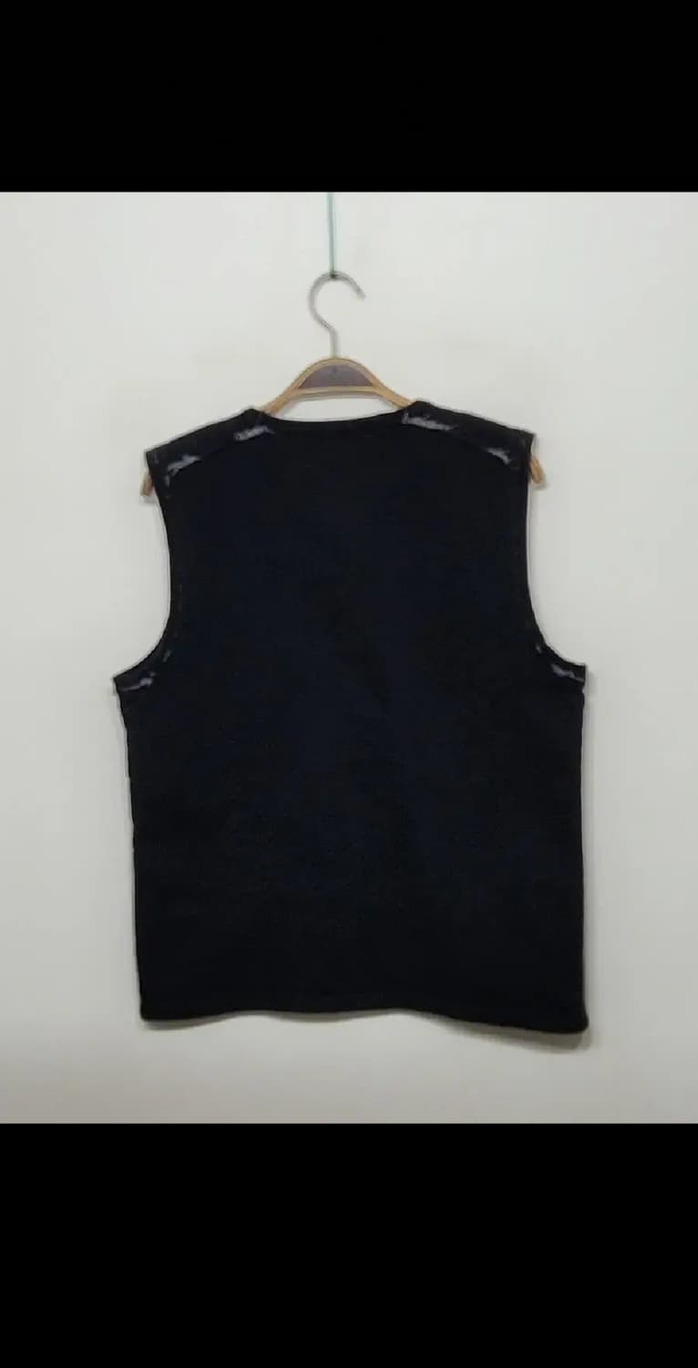 (M) 폴스미스 니트조끼 블랙 브이넥 베스트 일본판  상품이미지5