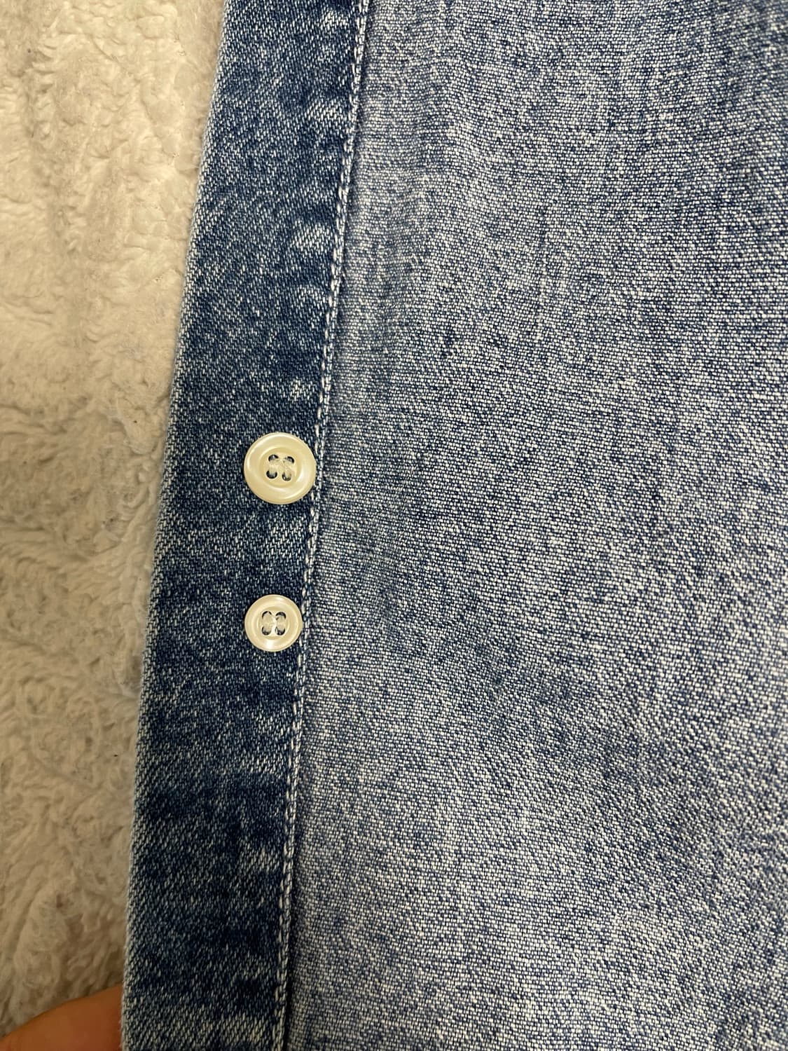 90s 올드 갭(GAP) 데님 헤비 데님 셔츠 L 상품이미지6