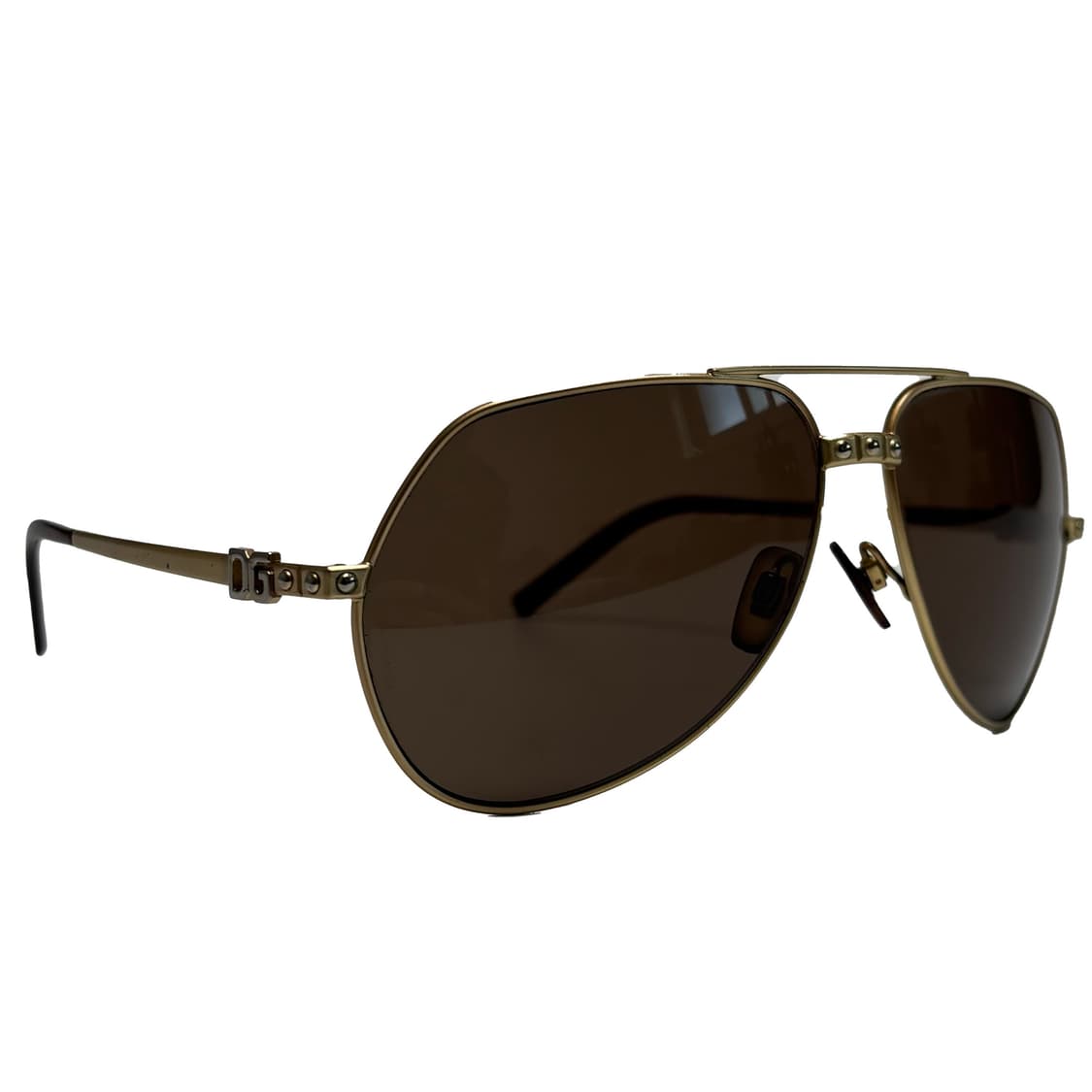 돌체앤가바나 골드 메탈 에비에이터 선글라스 (DG2001) 상품이미지3