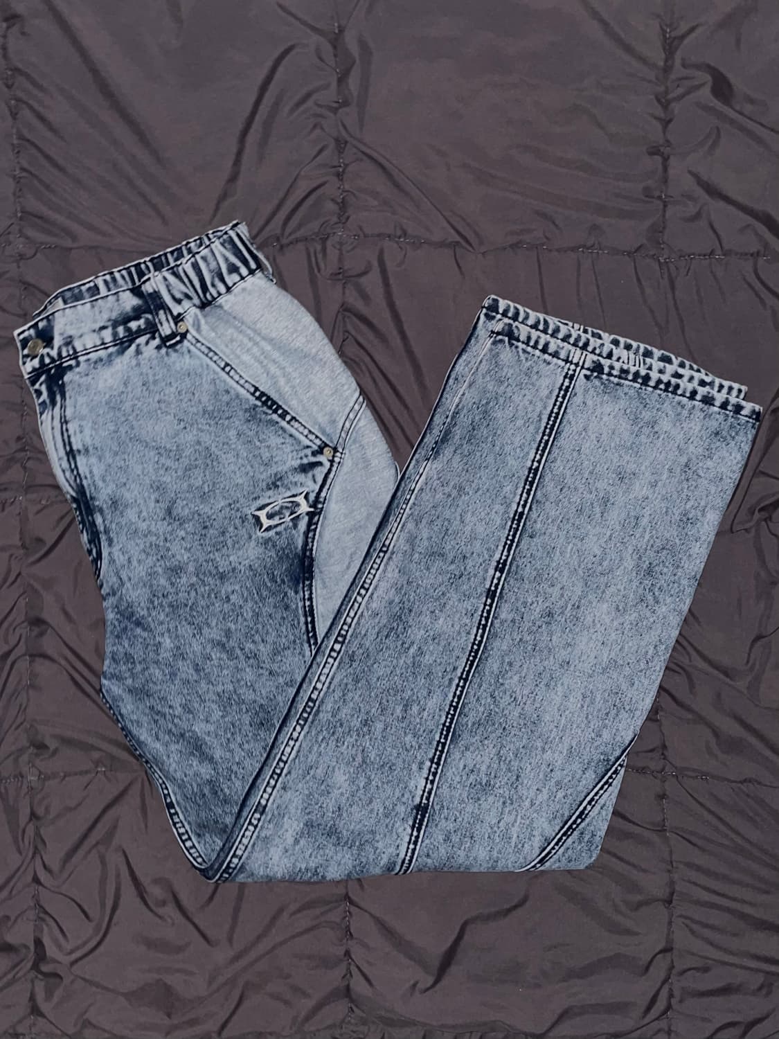 크리틱 절개 데님팬츠 상품이미지1