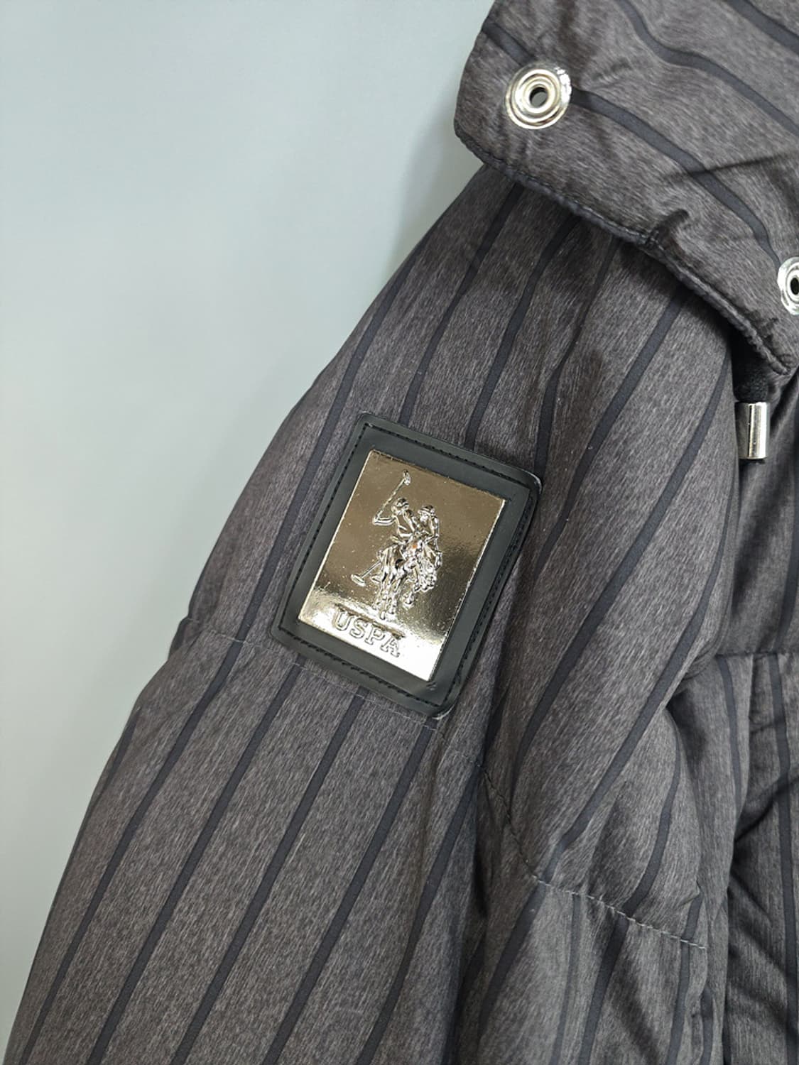 유에스폴로(USPA) 스트라이프 롱패딩 115 상품이미지3