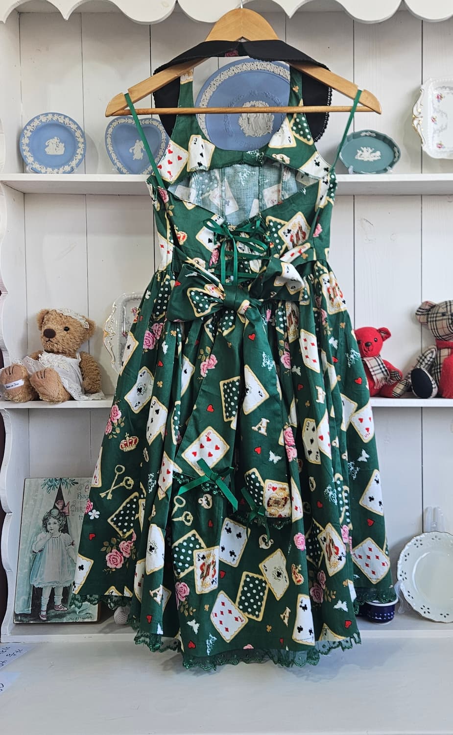 바디라인(BODYLINE) 카드패턴 로리타 원피스 상품이미지4