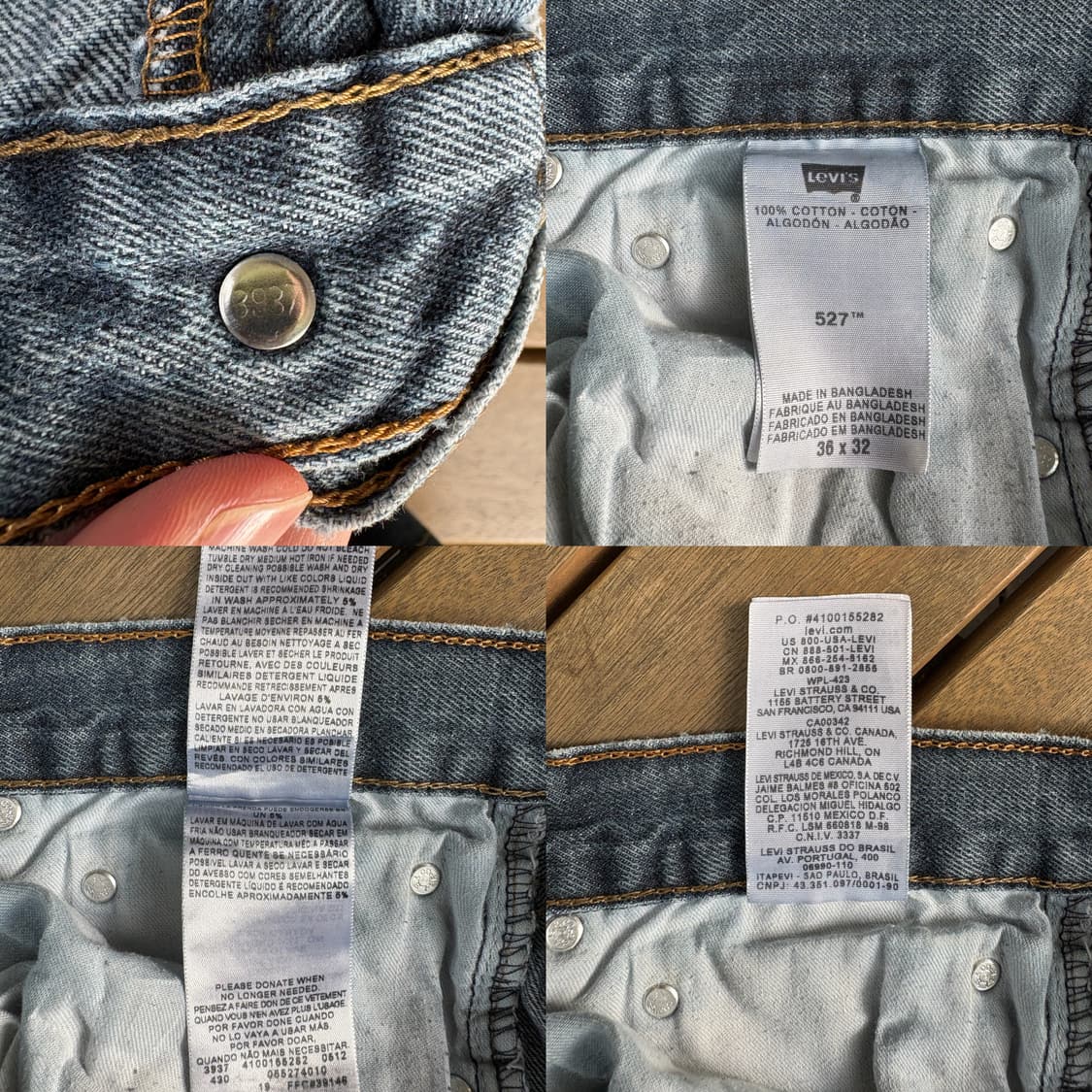 리바이스 Levi’s 527 부츠컷 데님 팬츠 상품이미지9