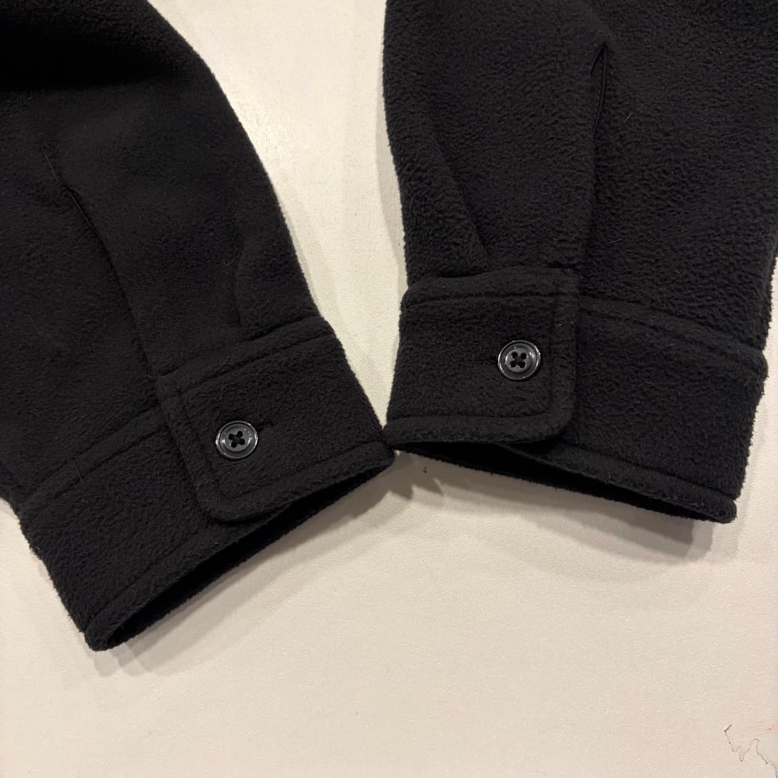 [L] 17FW 슈프림 폴라텍 후리스 포켓 블랙 폴로 셔츠 B552 상품이미지8