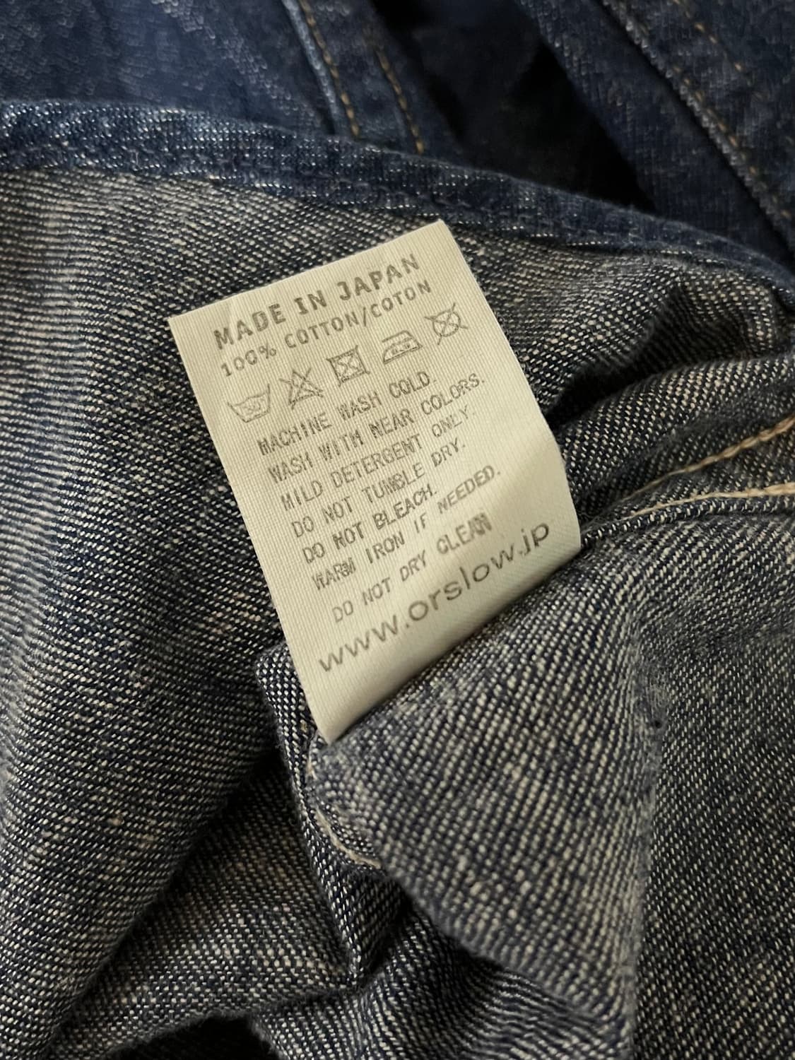 오어슬로우 OrSlow 데님 웨스턴 셔츠 Sz.1 상품이미지7