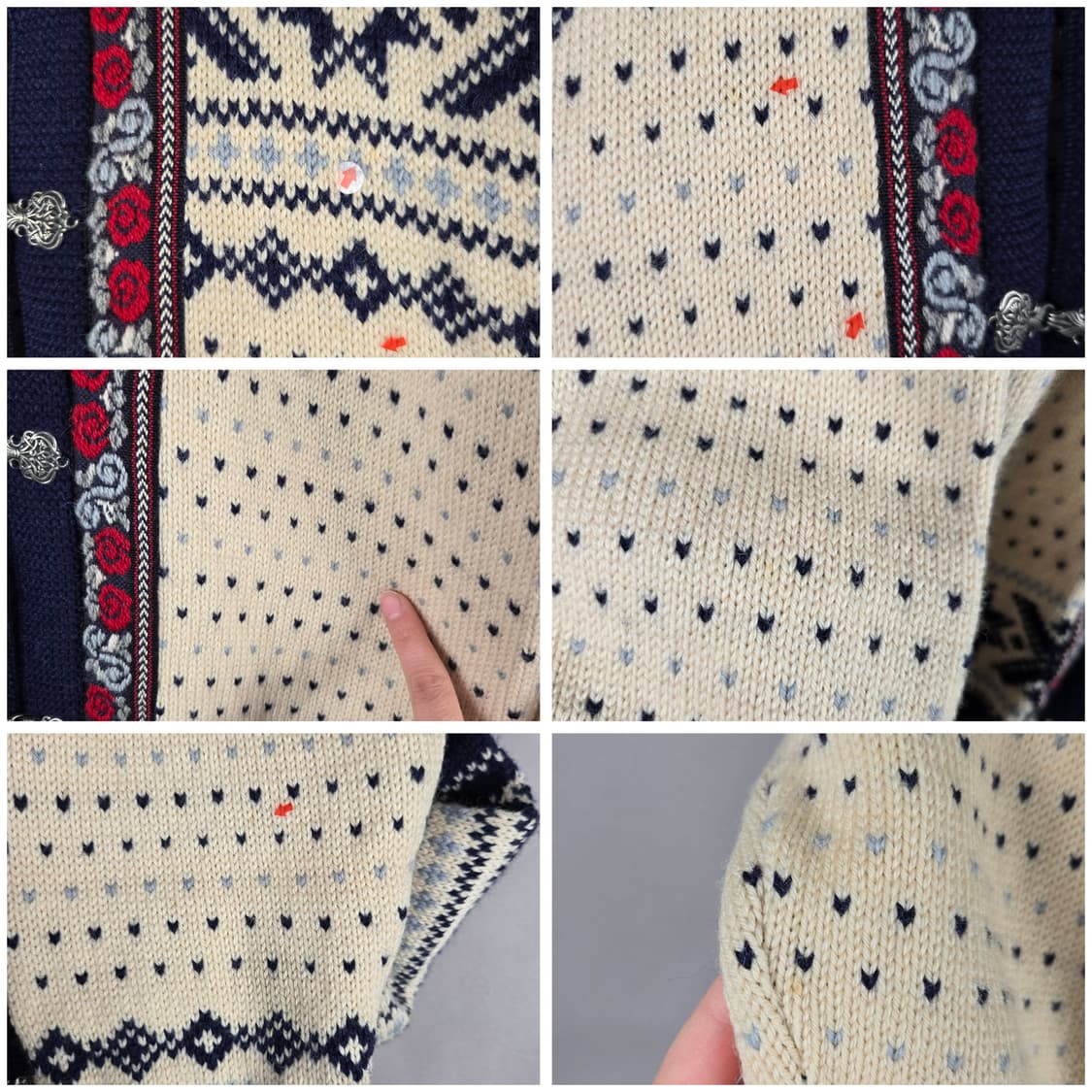 [무료배송]VOSS 보스 XL 노르웨이 퓨어 울100 가디건 노르딕 54 상품이미지9