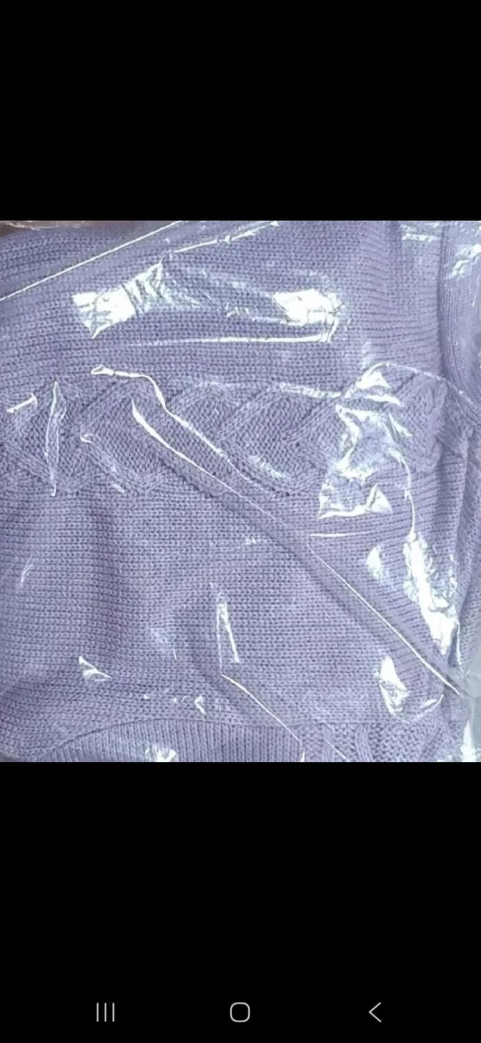 oioi 크롭 가디건 니트 퍼플 상품이미지4