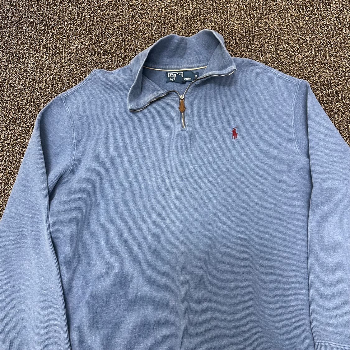 POLO 폴로 랄프로렌 반집업 니트 긴팔 M 상품이미지2