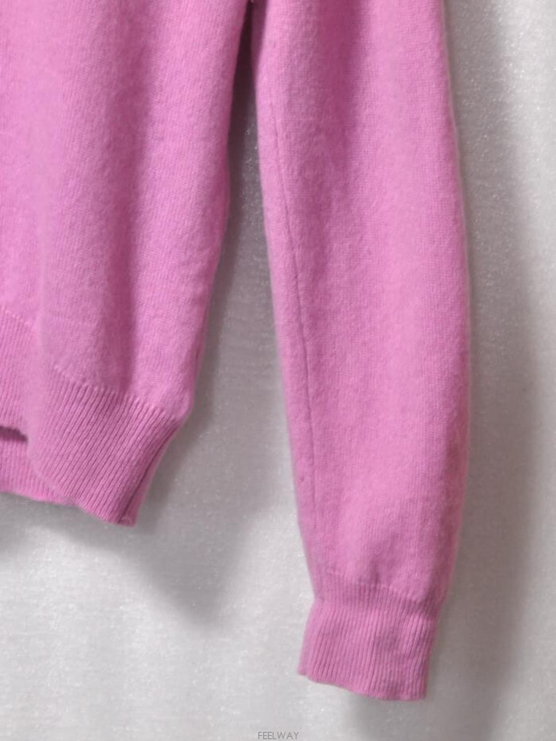 타하리(TAHARI)/여성브이넥캐시미어니트티(캐시미어100%)사이즈77 상품이미지6