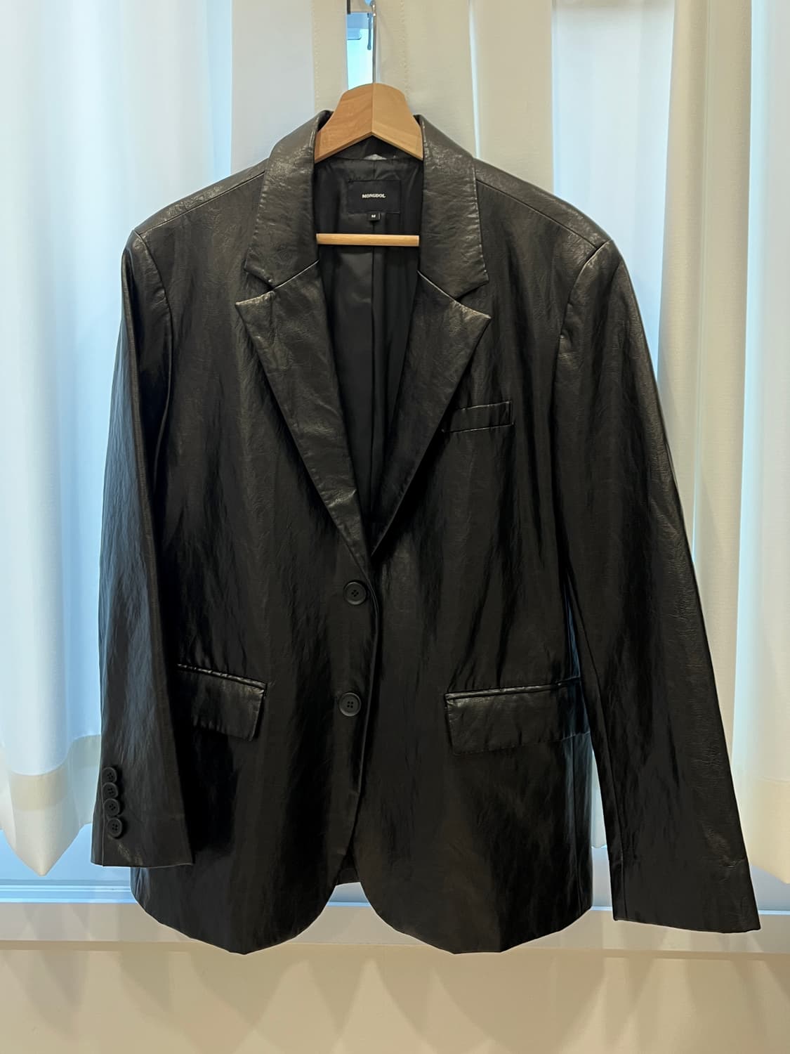 몽돌 레더 자켓 (정가 18만원) 상품이미지3