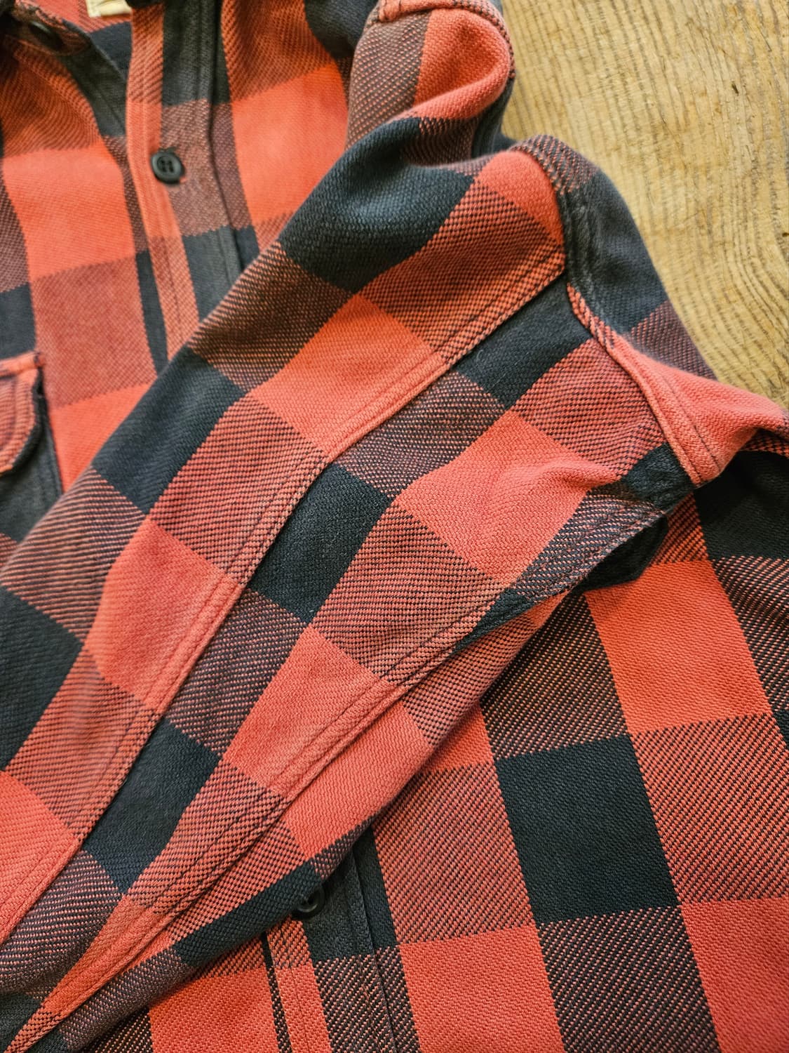 웨어 하우스 버팔로 체크 셔츠 상품이미지3