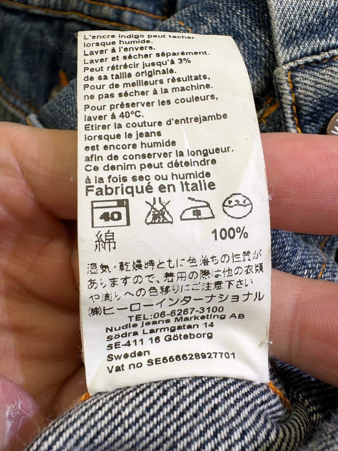 NUDIEJEANS (Made in Italy) 데님자켓 상품이미지6