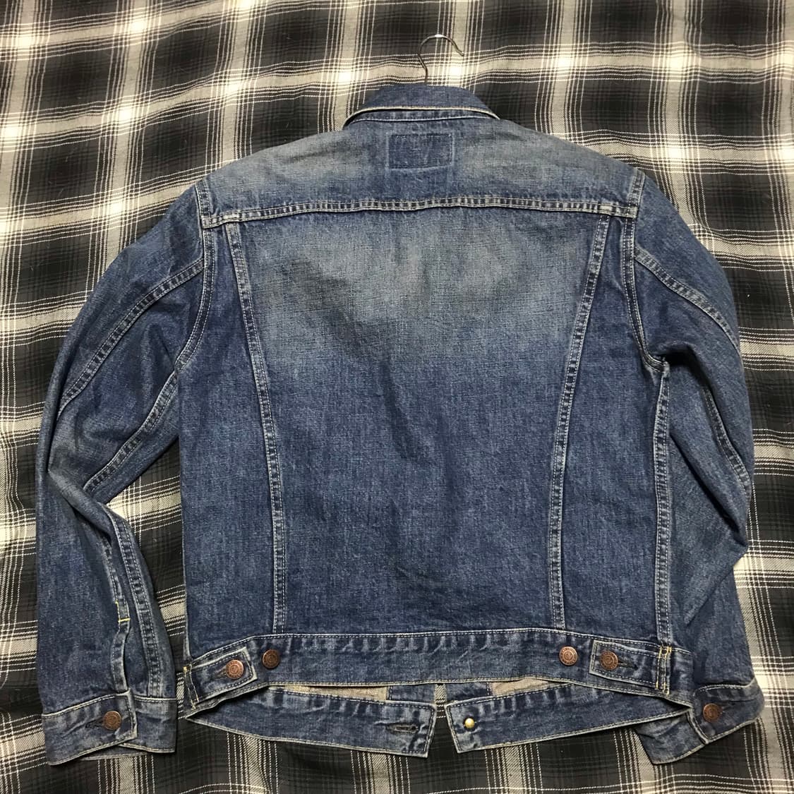 재팬 90s glheart 3세대 중청 지쟌 트러커 데님 상품이미지7