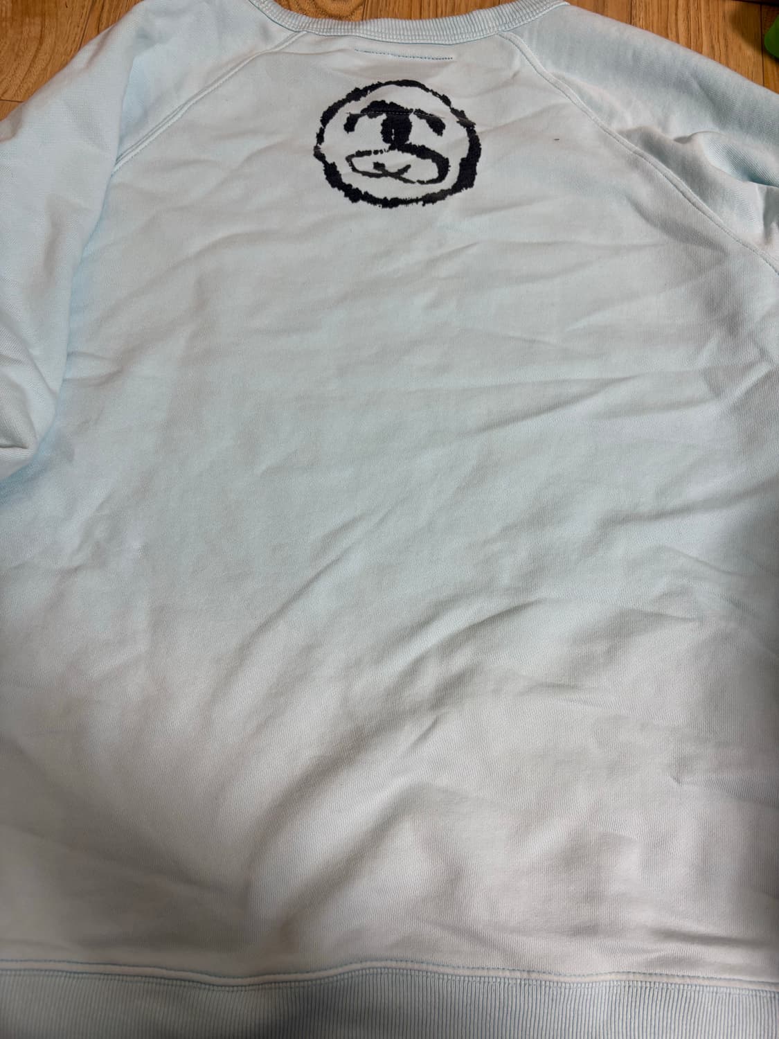 스투시 정품 하늘색 맨투맨 s 상품이미지2