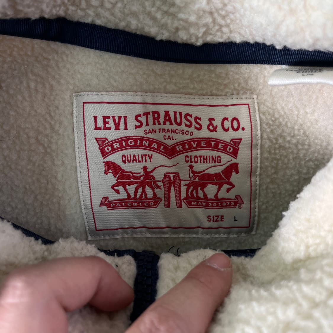 100 리바이스 양털 플리스 자켓 상품이미지3