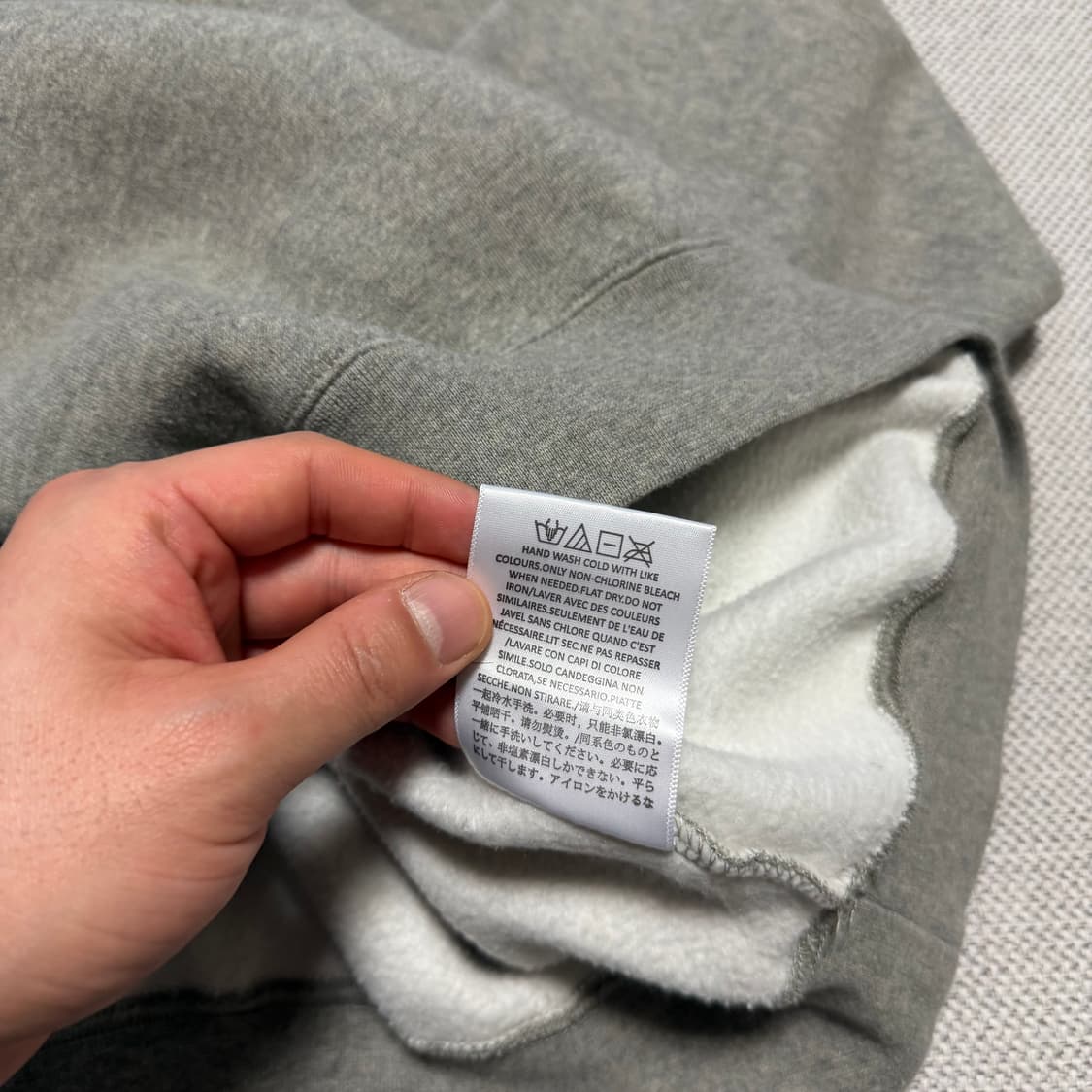 피어오브갓 에센셜 오버핏 크루넥 맨투맨 상품이미지5