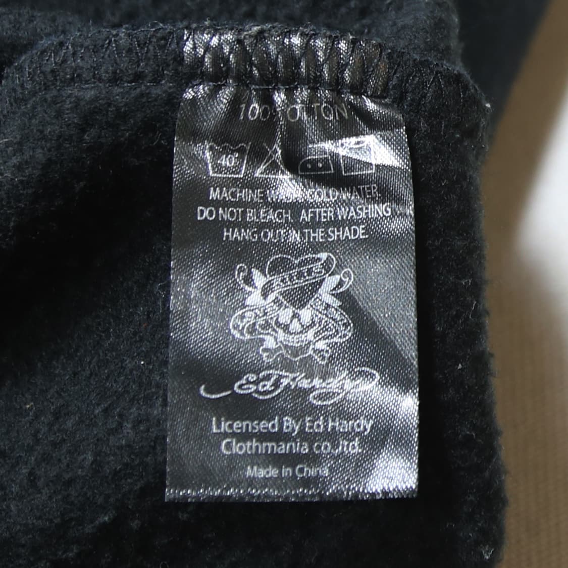 (착용컷) Ed Hardy 프린팅 스웻 후드 집업 (남성용 100) 상품이미지9