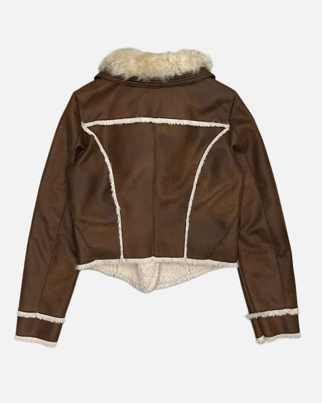 wool fur shearling rider jacket 상품이미지5